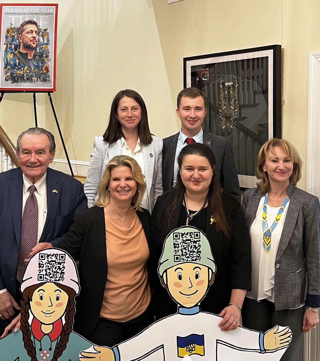 Kidsave and USUBC members with Ukrainian Ambassador to the US