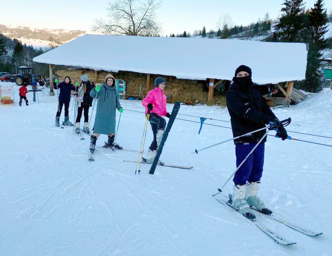 Skiing in western Ukraine