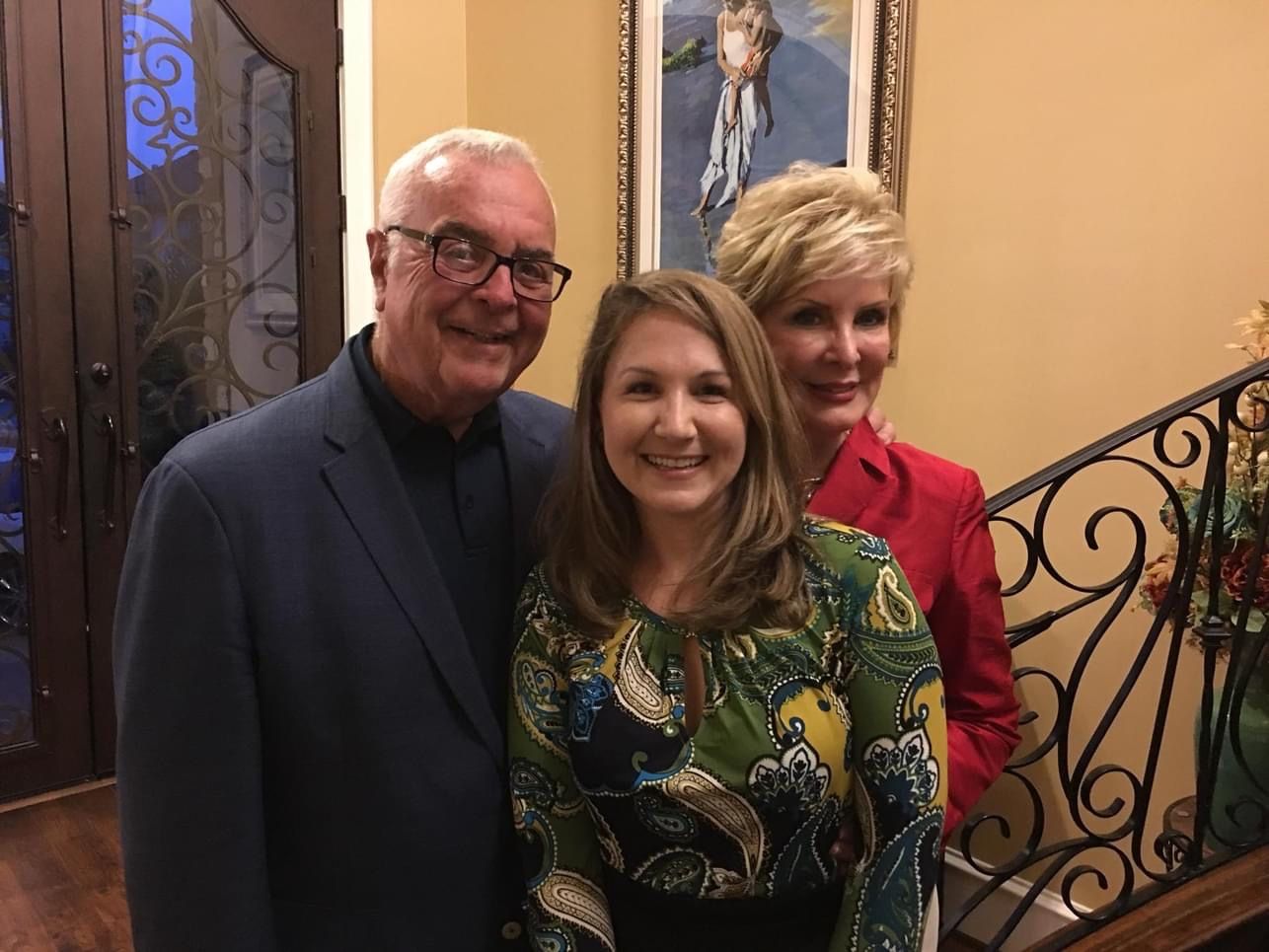 Me with Dr. Mary Ann Reynolds-Wilkins, and her husband, Dr. Bob Wilkins. She is the principal who helped me. This photo is from the very first Kidsave Texas