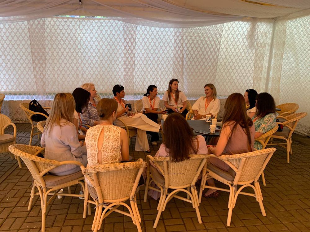 Kidsave-Children's-Day-Ukraine-Team-Leaders-Chatting