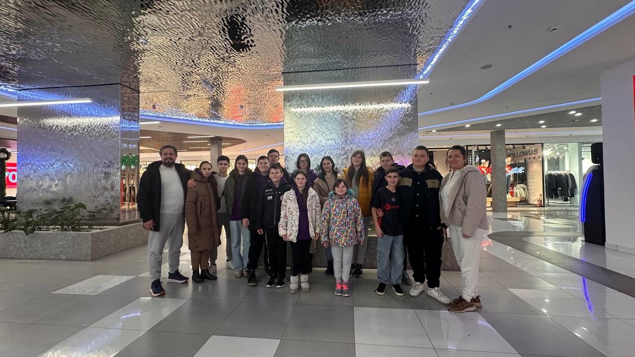 Pavlo and Olena and their children
